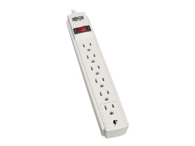 Tripp Lite Power Strip 6-Outlet 5-15R 15ft Cord 5-15P Mountable 120V