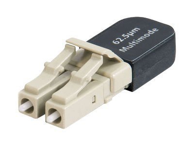 C2G Duplex LC 62.5/125 Multimode Fiber Loopback - loopback connector - gray