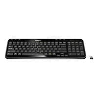 Logitech Wireless Keyboard K360 - keyboard - Canadian French - glossy black
