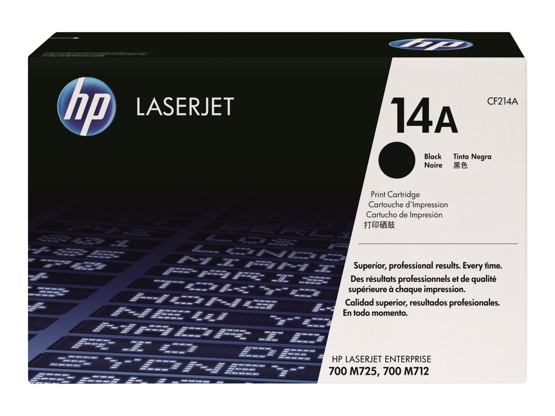 Thumbnail 3 of 25 for HP 14A (CF214A) Original Laser Toner Cartridge - Single Pack - Black - 1 Each