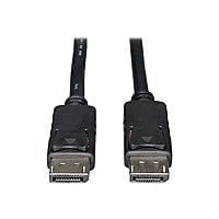 Tripp Lite 100ft DisplayPort Cable with Latches Video / Audio DP 4K x 2K M/M 100' - DisplayPort cable - 100 ft