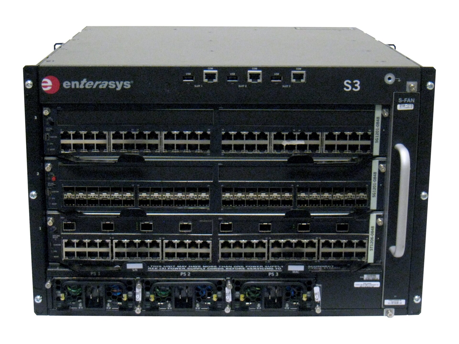 Extreme Networks S-Series S3 Chassis - switch - managed - rack-mountable