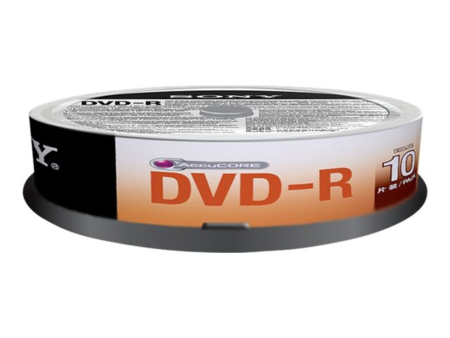 Sony DMR 47SP - DVD-R x 100 - 4.7 GB - storage media