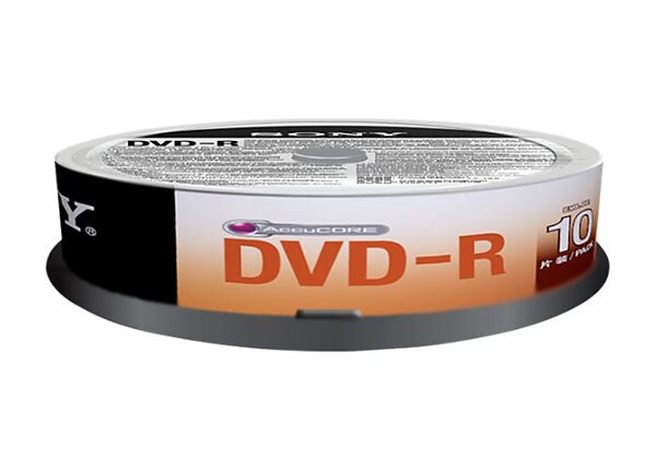 Sony DMR 47SP - DVD-R x 100 - 4.7 GB - storage media