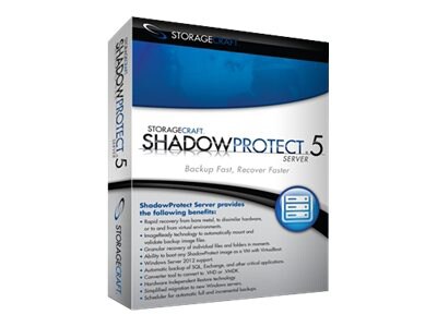 ShadowProtect Server (v. 5.x) - license + 1 Year Maintenance - 3 servers