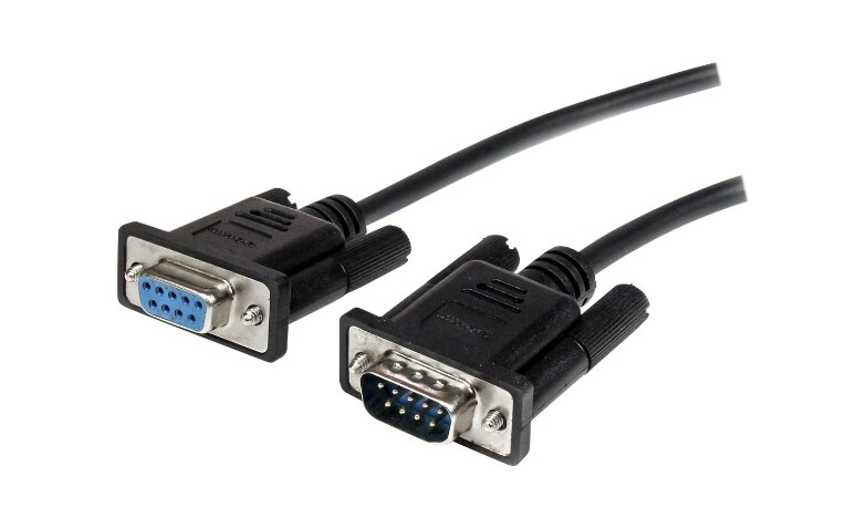 StarTech 1m Black Straight Through DB9 RS232 Serial Cable M