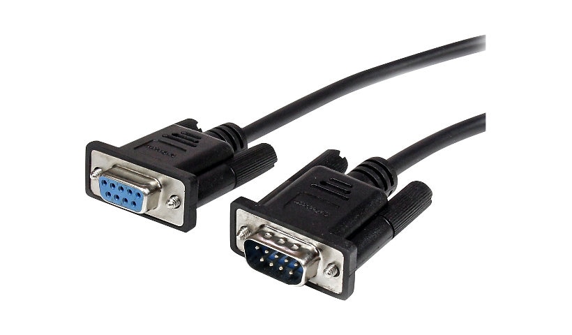 StarTech.com 3m Black Straight Through DB9 RS232 Serial Cable - M/F