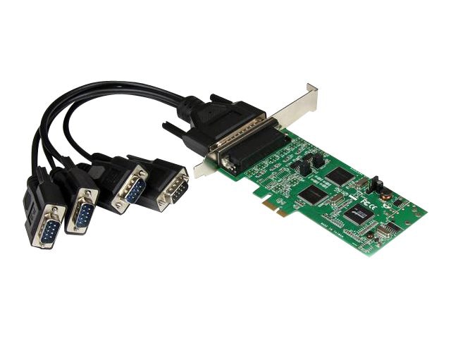 StarTech.com 4 Port PCI Express PCIe Serial Card 2 x RS232 2 x RS422 RS485