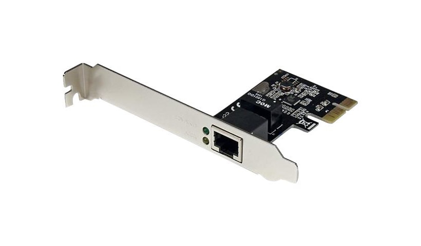 StarTech.com 1 Port PCI Express PCIe Gigabit Network Server Adapter NIC Card - Dual Profile