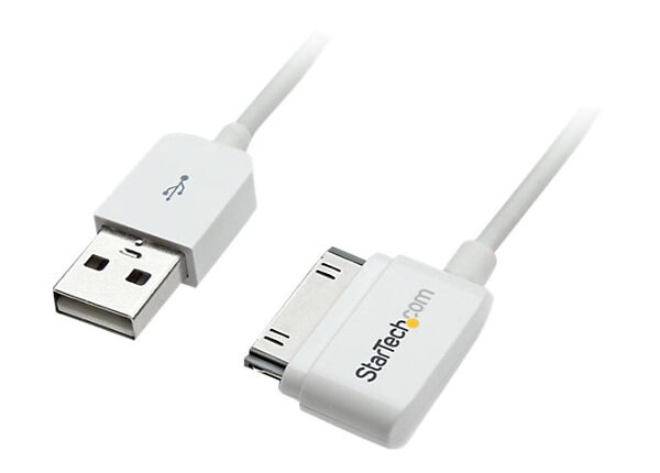 StarTech.com 2m Right Angle Apple 30-pin Dock to USB Cable iPhone iPod iPad