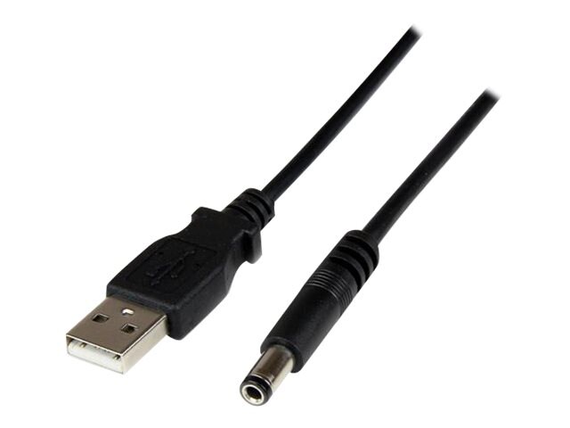 Star Tech.com 1m USB to Type N Barrel 5V DC Power Cable - USB A to 5.5mm DC