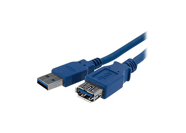 StarTech.com 1m Blue SuperSpeed USB 3.0 Extension Cable A to A - M/F - USB extension cable - 1 m