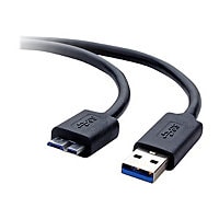 Belkin SuperSpeed USB 3.0 Cable A to Micro-B - USB cable - USB Type A to Micro-USB Type B - 3 ft