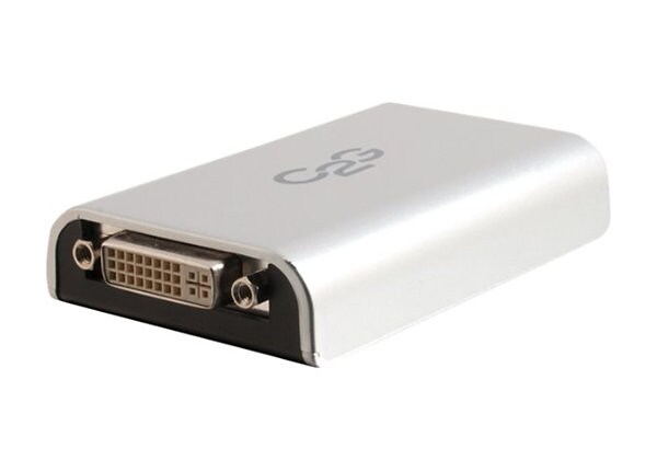C2G USB to DVI Video Adapter - external video adapter - gray