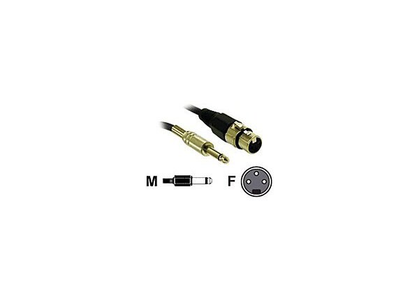 C2G Pro-Audio 12ft Pro-Audio XLR Female to 1/4in Male Cable - audio cable - 3.7 m