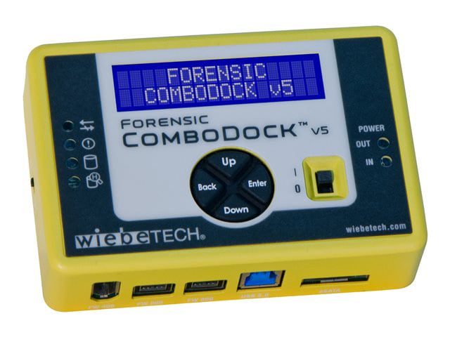 CRU Forensic ComboDock V5 - storage controller - ATA / SATA - eSATA 3Gb/s, FireWire 800, USB 3.0