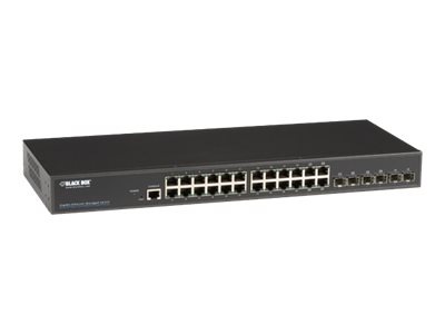 Black Box - switch - 26 ports - managed - rack-mountable