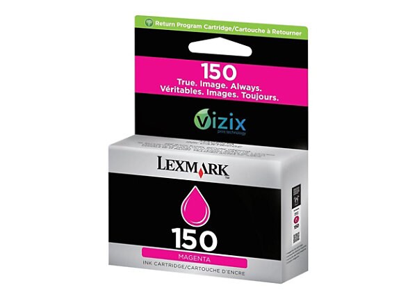 Lexmark Cartridge No. 150 - magenta - original - ink cartridge - LCCP, LRP