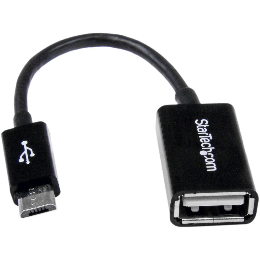 StarTech.com 5" Micro USB OTG Cable  - Micro USB Male to USB A Female