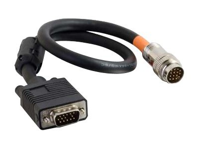C2G RapidRun VGA (HD15) Flying Lead - video cable - VGA - 3 ft