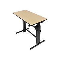 WorkFit-D, Sit-Stand Desk, Birch