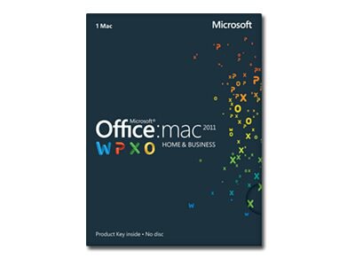 Microsoft Office for Mac Home and Business 2011 - box pack