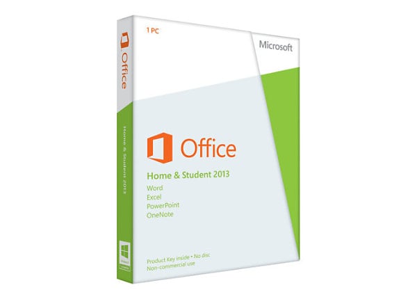 Microsoft Office Home and Student 2013 Box Pack 1 PC