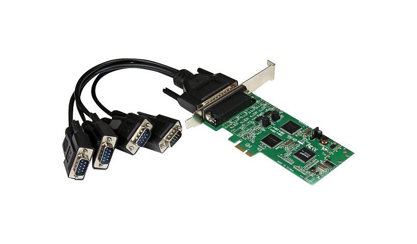 StarTech.com 4 Port PCI Express PCIe Serial Card 2 x RS232 2 x RS422 RS485