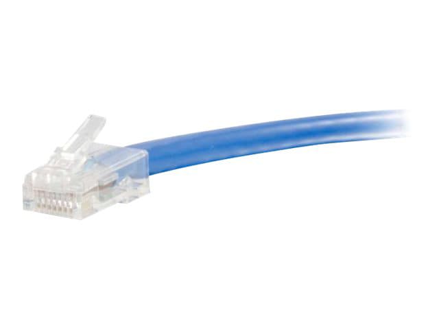 C2G 7ft Cat6 Non-Booted Unshielded (UTP) Ethernet Cable - Cat6 Network Patch Cable - PoE - Blue