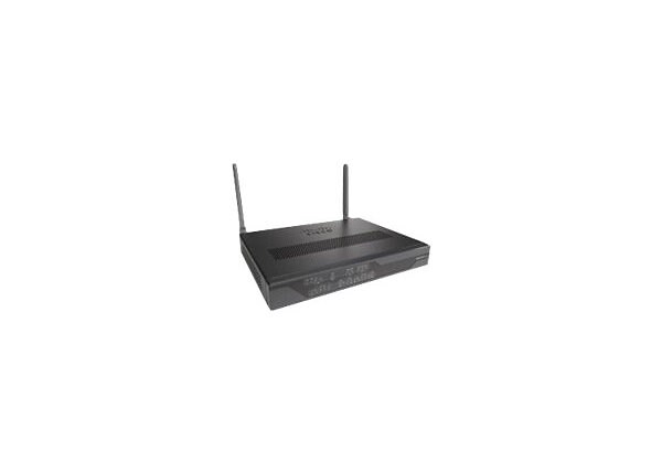 Cisco 881 Fast Ethernet Secure Router with Embedded 3.7G MC8705 and dual radio 802.11n WiFi - wireless router - WWAN -
