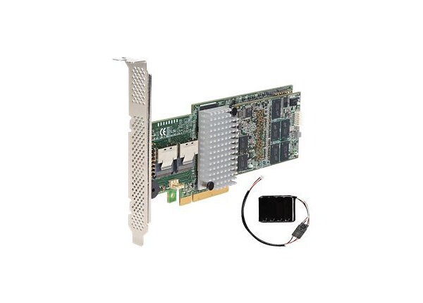 Intel RAID Controller RS25AB080 - storage controller (RAID) - SATA 6Gb/s / SAS 6Gb/s - PCIe 2.0 x8