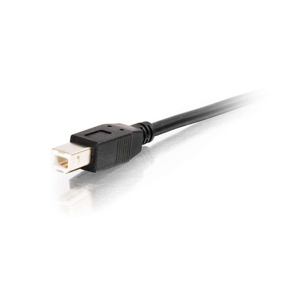 C2G 25ft USB to USB B Extension Cable - Active USB A to USB B Extension Cable with Center Boost - USB 2.0 - M/M