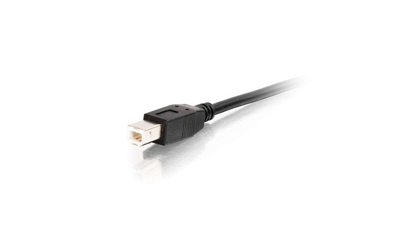 C2G 25ft USB to USB B Extension Cable - Active USB A to USB B Extension Cable with Center Boost - USB 2.0 - M/M
