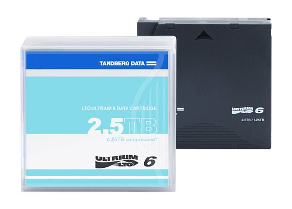 Tandberg - LTO Ultrium 6 x 1 - 2.5 To - support de stockage