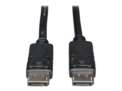 Eaton Tripp Lite Series DisplayPort Cable with Latching Connectors, 4K (M/M), Black, 20 ft. (6.09 m) - DisplayPort cable