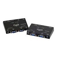 C2G Short Range VGA + 3.5mm Audio over Cat5 Kit - video/audio extender