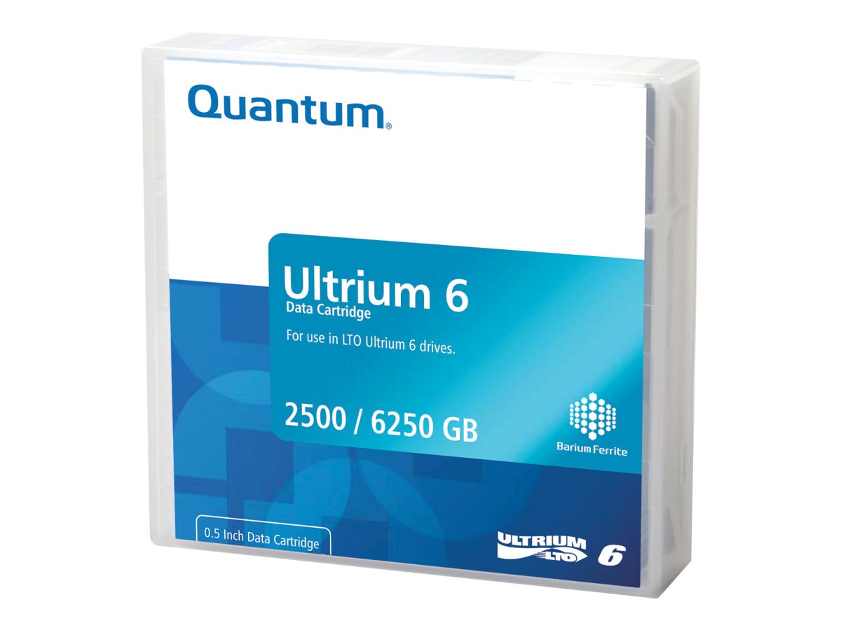Quantum - LTO Ultrium 6 x 1 - 2.5 To - support de stockage