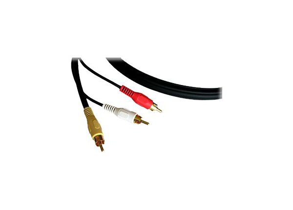 Kramer C-3RVAM/3RVAM Series C-3RVAM/3RVAM-50 - video / audio cable - composite video / audio - 50 ft