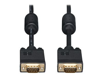 1 ft Coax High Resolution Monitor VGA Video Cable - HD15 to HD15 M/M