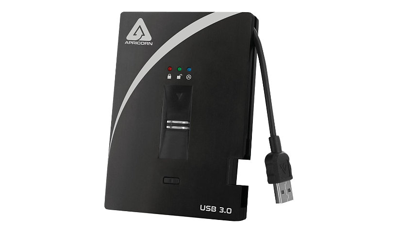Apricorn Aegis Bio A25-3BIO256-1000 - hard drive - 1 TB - USB 3.0 - TAA Com