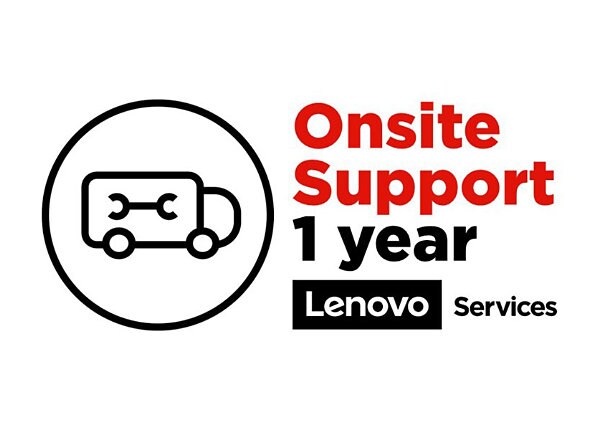 Lenovo ServicePac On-Site Repair - extended service agreement - 1 year - on-site