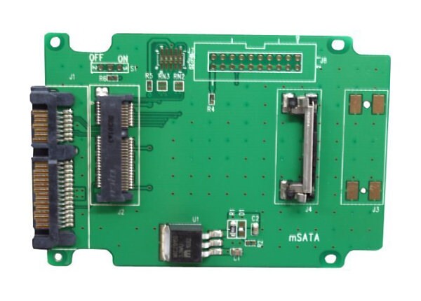 Aleratec mSATA SSD to SATA Adapter - storage controller - SATA 3Gb/s - SATA 3Gb/s