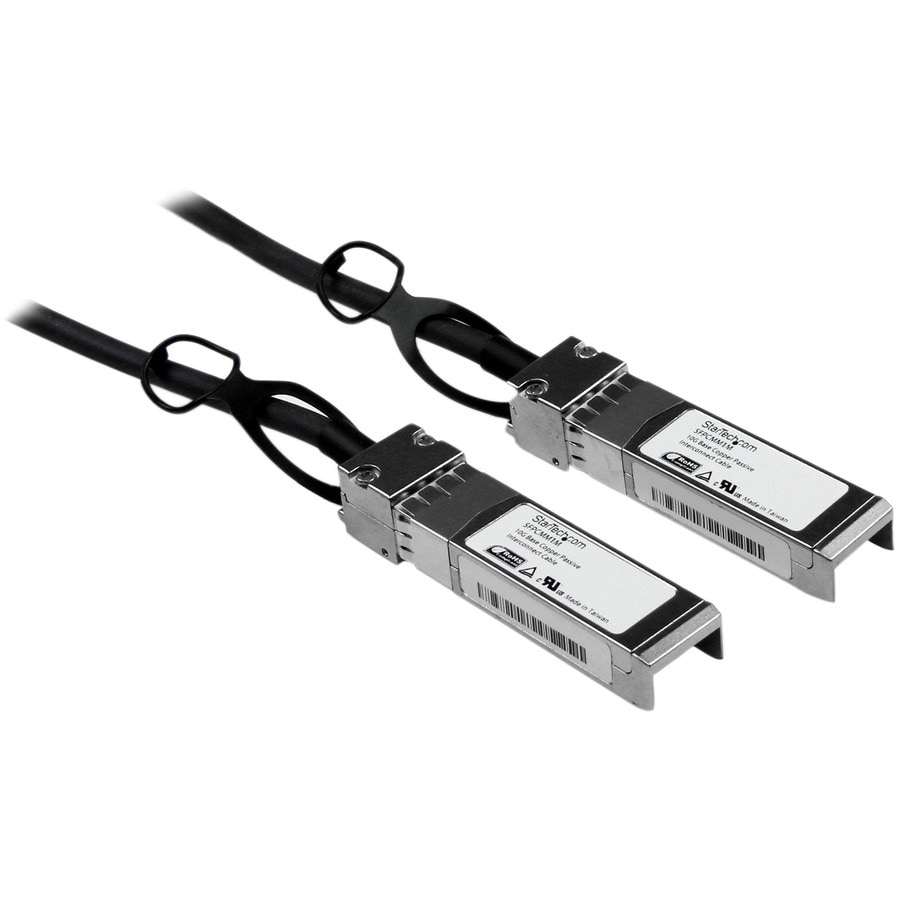 StarTech.com Cisco SFP-H10GB-CU1M Compatible 1m SFP+ to SFP+ Direct Attach Cable 10GbE Twinax DAC