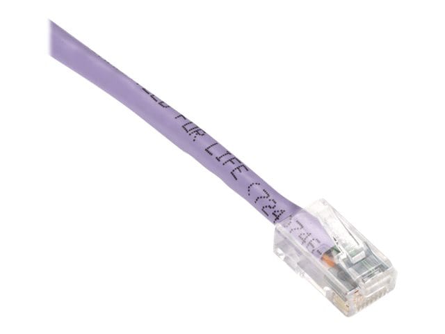 Black Box GigaTrue CAT6 Channel 550-MHz Patch Cable with Basic Connector - patch cable - 5 ft - lilac
