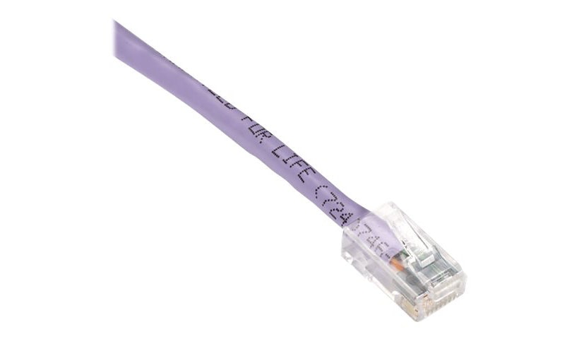 Black Box GigaTrue CAT6 Channel 550-MHz Patch Cable with Basic Connector - patch cable - 5 ft - lilac