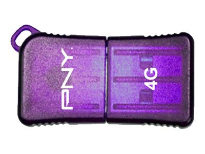 PNY Micro Sleek Attaché - USB flash drive - 4 GB