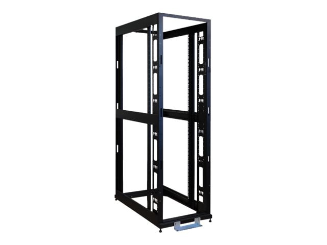 Tripp Lite 42U 4-Post Open Frame Rack Cabinet Square Hole Heavy Duty Caster - rack - 42U