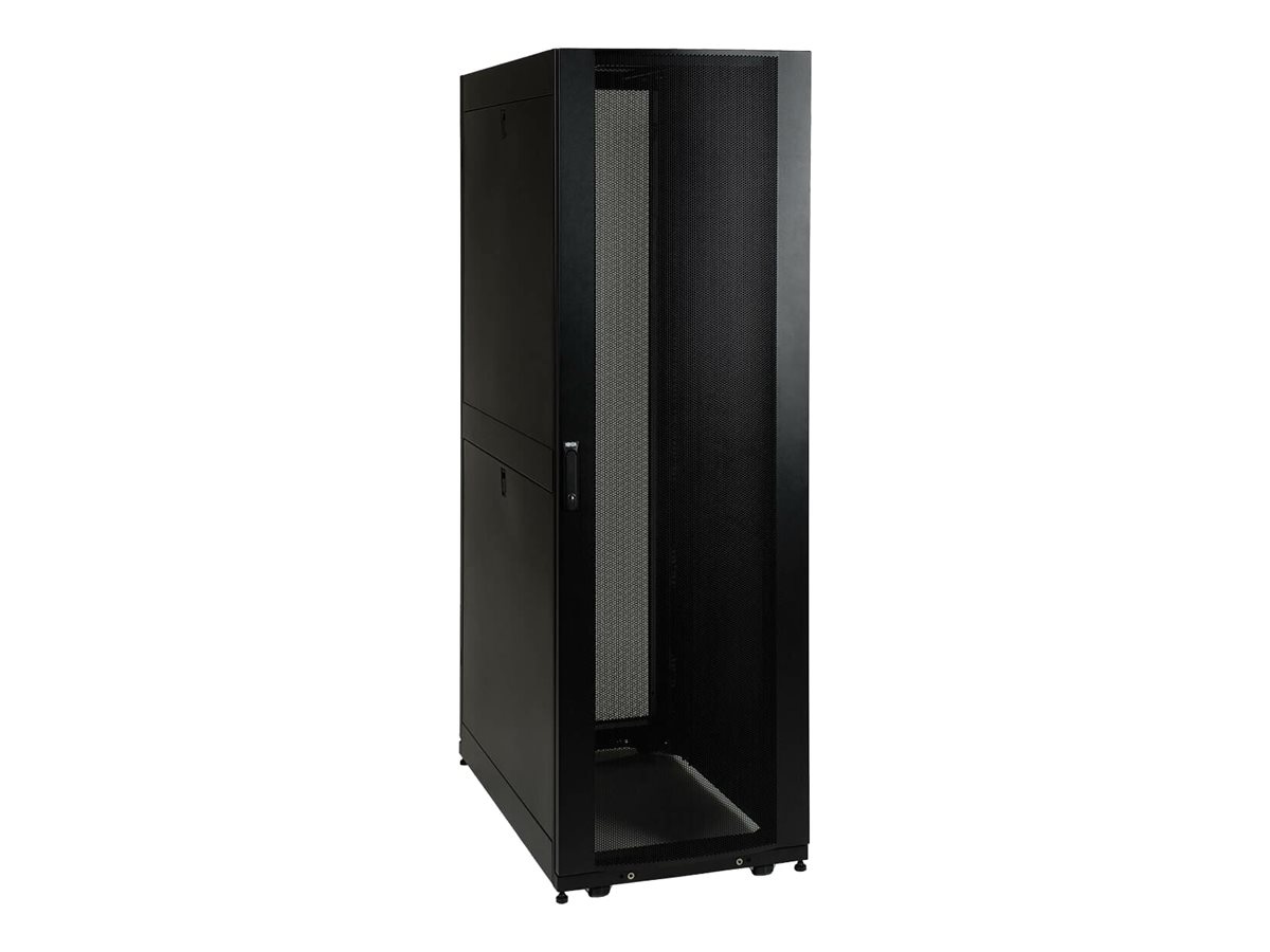 Tripp Lite 42U Rack Enclosure Server Cabinet Threaded 10-32 Mounted Holes - rack - 42U