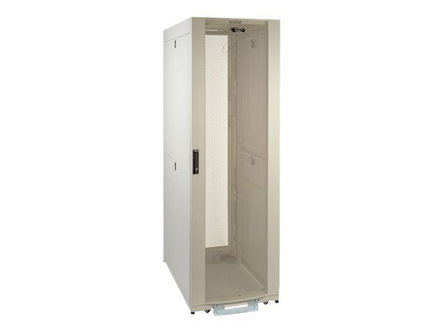 Tripp Lite 42U Rack Enclosure Server Cabinet White Doors & Sides 3000lb Cap - rack - 42U