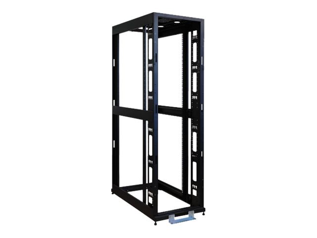Tripp Lite 45U 4-Post Open Frame Rack Cabinet Square Holes 3000lb Capacity - rack - 45U